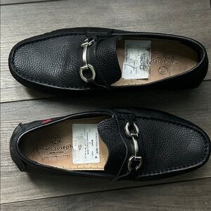 Mark Joseph Black Leather Men's Loafers
